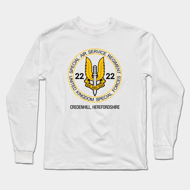 Mod.10 SAS Special Air Service Long Sleeve T-Shirt by parashop